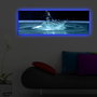 Wallity Lienzo Decorativo Iluminado con LEDs Multicolor 30 x 90 cm